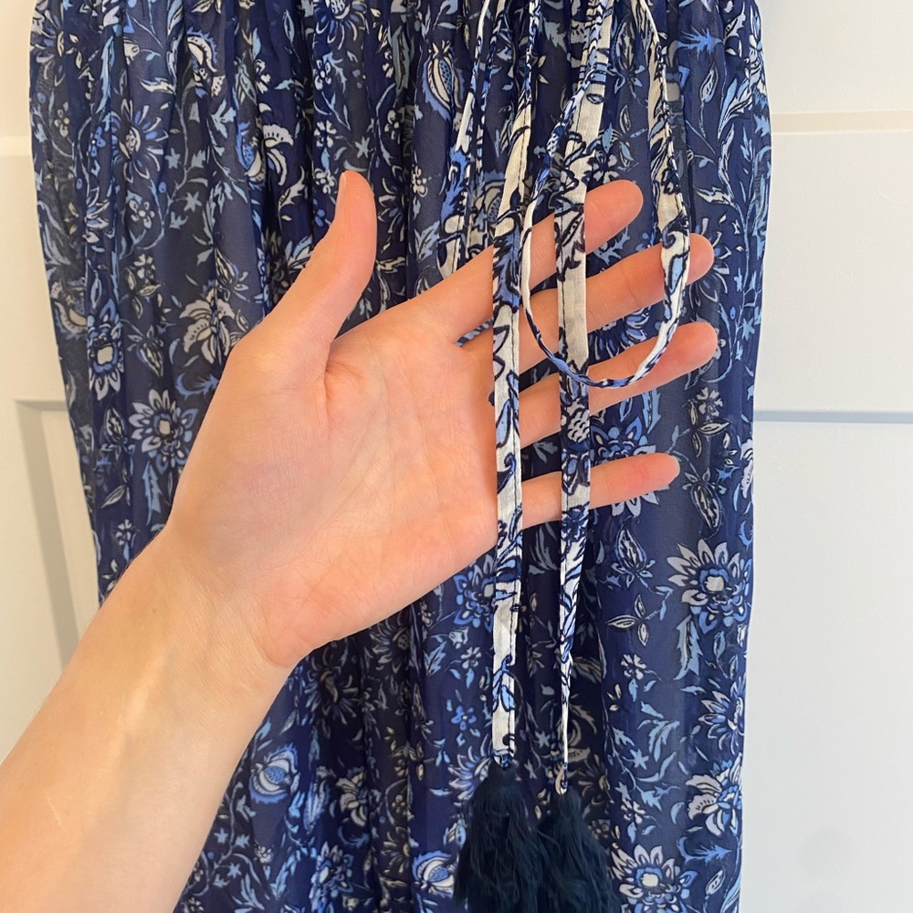Miss Me Ruffle Slit Maxi Dress - Picture 14 of 14